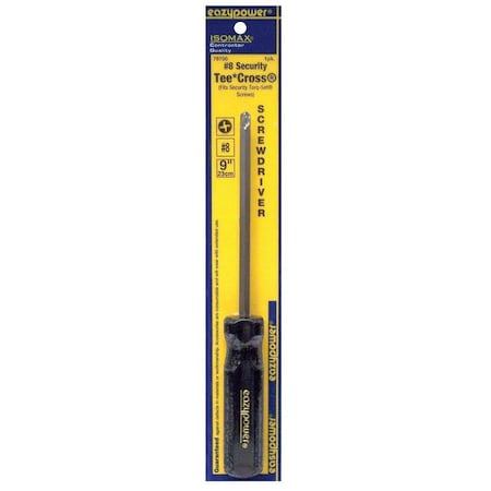 Tamper Resistant Torq-Set Screwdriver #8 Round