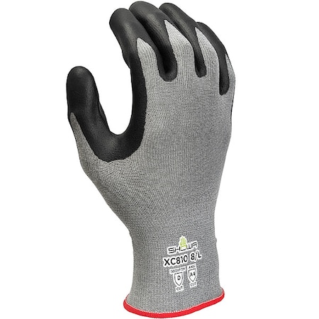 Cut Resistant Glove, Cut Level A4 ,Microporous Nitrile ,Rough ,L 1 PR