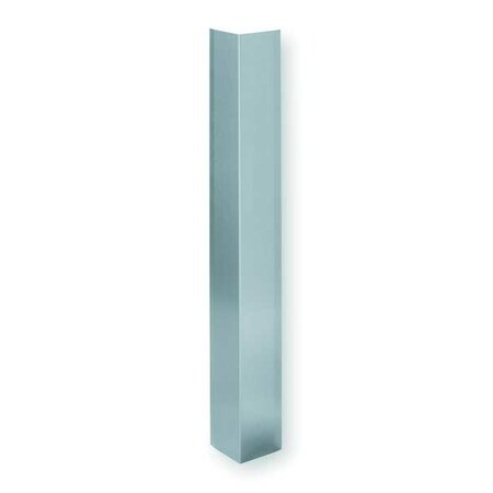 Corner Guard,2 x 48 In,Adhesive,Satin SS