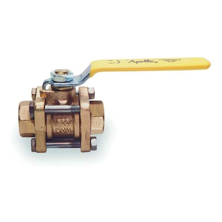 1/4" FNPT Bronze Ball Valve Inline