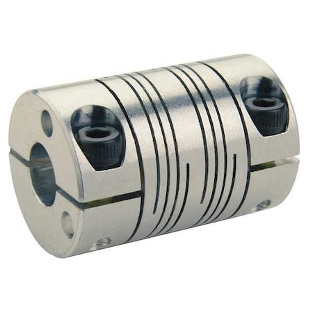 Coupling,6 Beam Clamp,Bore 3/8 x 5/16 In