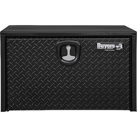 Truck Box, Underbody, Steel, 24"W, Black, 4.5 cu. ft.