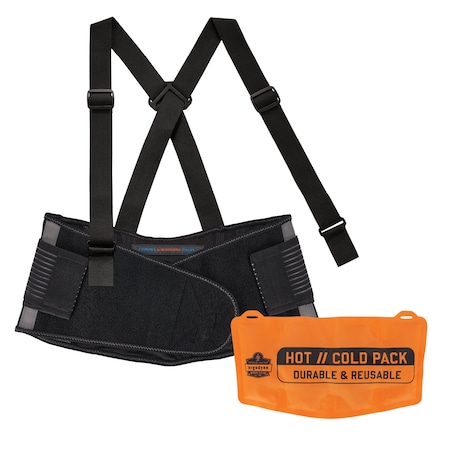 2XL Black Heating/Cooling Back Support