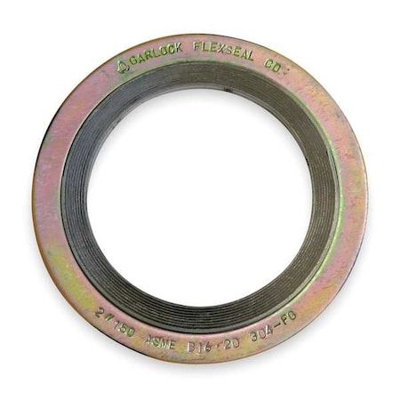 Gasket,Ring,6 In,Metal,Yellow