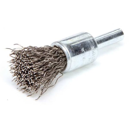 Crimped Wire End Wire Brush, Stainlesss Steel