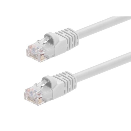 Ethernet Cable,Cat 5e,White,10 ft.