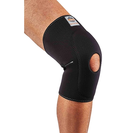 Knee Sleeve,L,16"Cir Max,Black