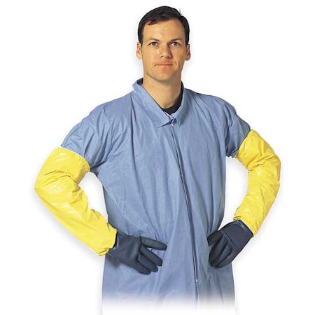 Tychem(R) 2000 Protective Sleeves, 18 in Length, 10 mil Thick, Bound Seam, Yellow, 200 PK