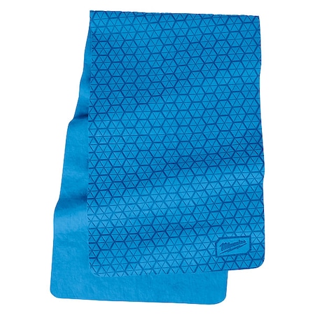 Cooling Towel,Wet,33" L,8-1/4" W,Blue