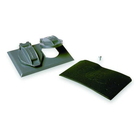 Weatherproof Cover, Single Gang Box Type, 1 Gang, Flip/Snap Cover Type