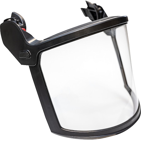 Face Shield, Clear Visor, 6 1/2 in Height, Not Applicable Suspension