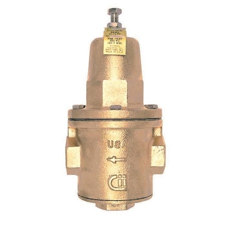 Water Pressure Reducing Valve,1-1/2 In.