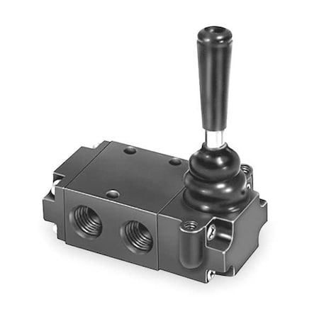 Manual Air Control Valve,3-Way,1/4In NPT