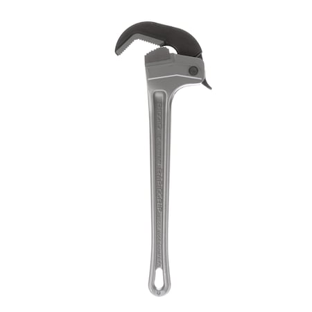 18" Aluminum RapidGrip Wrench, 3" Pipe Capacity, 2-1/2" Fittings Capacity