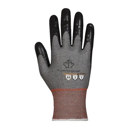 VF,Glv,Nitrile,2XL,Black/Gray,793WA6,PR
