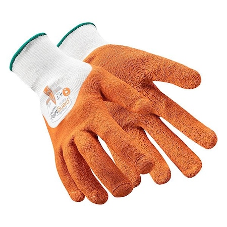 Knit Gloves, Cut Level A6 (Back of Hand)/A9 (Palm) ,Rubber ,Textured ,XS 1 PR
