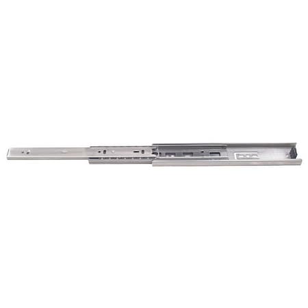 Drawer Slide, Side Mount, Full, Conv., 1/2"W,PR
