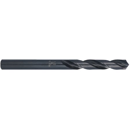 118 Degree Silver & Deming Drill with 1/2 Reduced Shank Chicago-Latrobe 190F Steam Oxide HSS 1-21/64