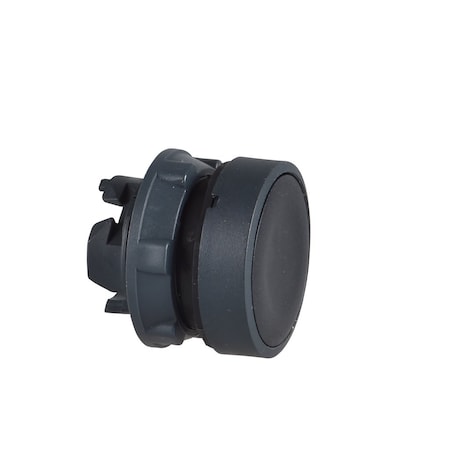 Push Button Operator, Flush, Maintained Action, Not Applicable Release, Non-Illuminated, Black