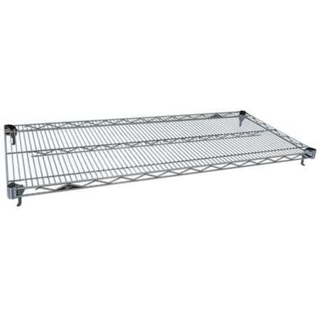 Adjustable Wire Shelf, 24"D x 48"W, Chrome,PK5