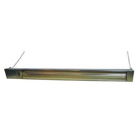 Electric Infrared Heater, 1 Phase, 304 Stainless Steel, 5120 BtuH, 120V AC 1500 W