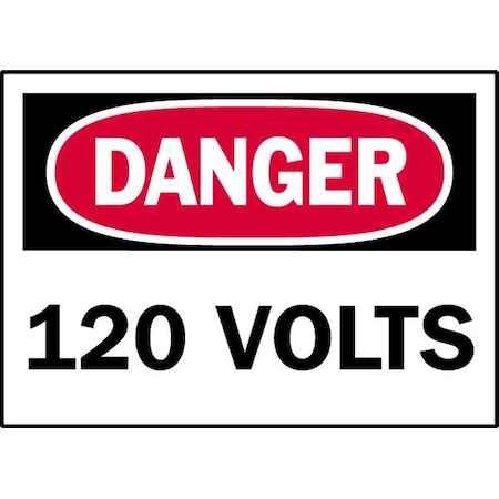 Equipment Label,3-1/2 In. H,PK5, 86062