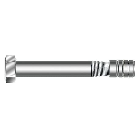 Taper Bolt Removable Anchor Bolt, 3/4" Dia, 4-1/8" L, Zinc Alloy Zinc Plated, 20 PK