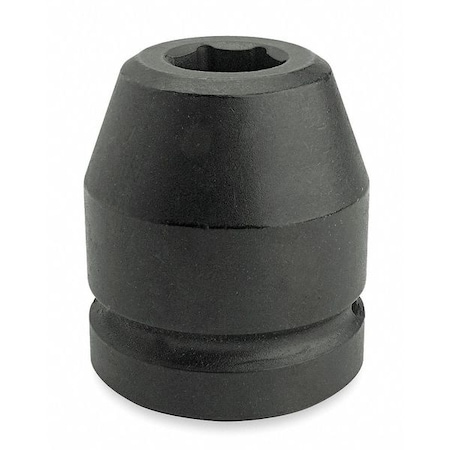 1 in Drive, 1-15/16 in SAE Socket, 6 Points, Steel,Blk Oxd,1 15/16 in