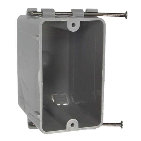 Electrical Box, 20.3 cu in, Cable Box Type, 1 Gang, PVC, Rectangular Shape