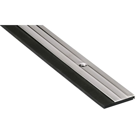 Door Bottom,5/32 x 36 In,Stainless Steel