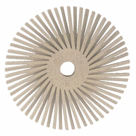 Radial Bristle Disc,3'' dia.,Ceramic