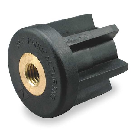 Round Tube End,3/8-16 Thread