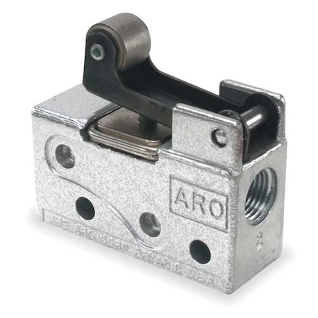 Manual Air Control Valve,3-Way,1/8in NPT