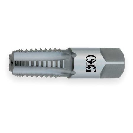 Pipe Tap, 3/8"-18, Taper, 5 Flutes, NPT