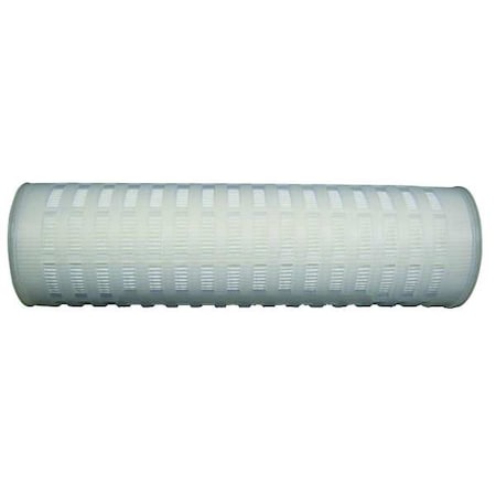 Pleated Filter Cartridge, 140 gpm, 30 Micron, 2-3/4" O.D., 20 in H