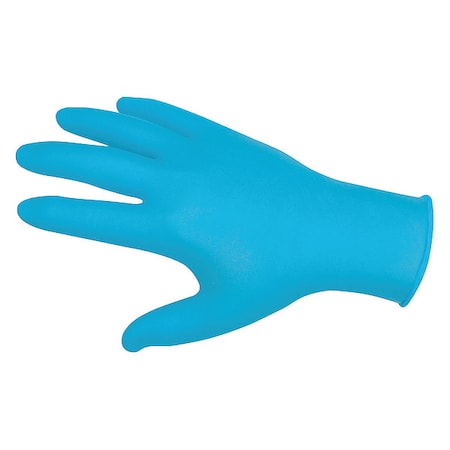 Nitri-Med6010, Disposable Gloves, 4.5 mil Palm, Nitrile, Powder-Free, M, 1000 PK, Blue