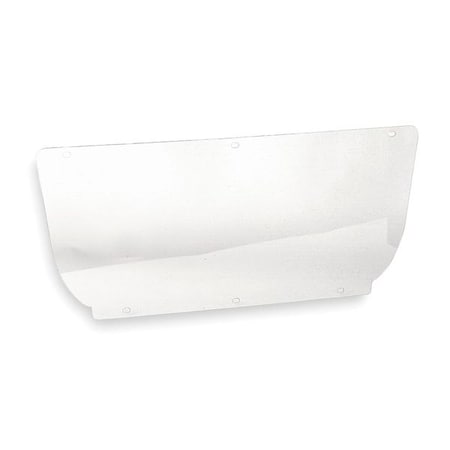 Face Shield Visor, Clear Visor, Polycarbonate, Uncoated Lens, Clear