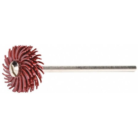 Radial Bristle Disc,9/16" dia.,Ceramic