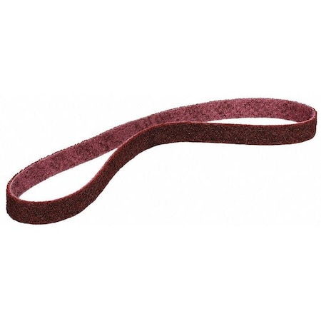 Sanding Belt, 1 in W, 18 in L, Non-Woven, Aluminum Oxide, Not Applicable Grit, Medium, SC-BS
