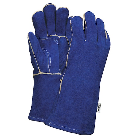 Welding Welding Gloves, Gauntlet Cuff, Wing Thumb, Premium Cowhide, XL, 12 PK