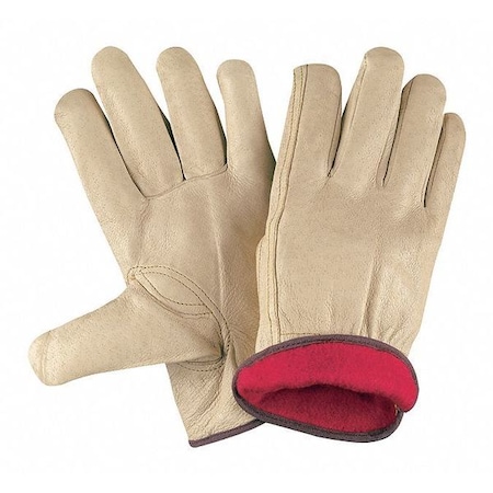 Leather Gloves, L 12 PK