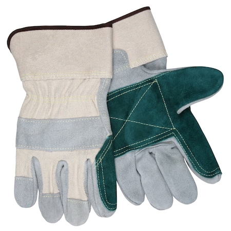 Double Leather Palm Sewn,L,PK12