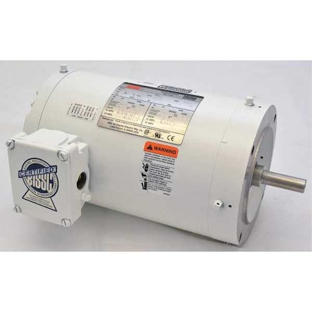 Washdown Mtr,3 Ph,TENV,1-1/2 HP,1725 rpm