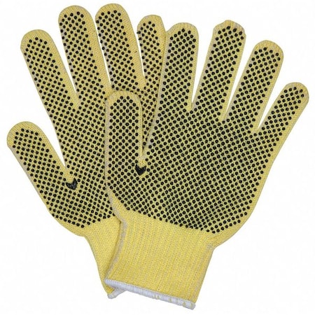Cut Resistant Coated Gloves, Cut Level A2 ,PVC ,S 12 PK