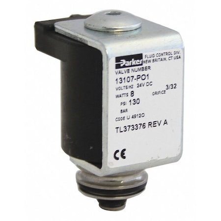 Valve Coil,24VDC,1/4" Tab Connection,8W