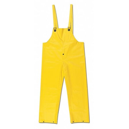 Commodore Pvc Non Wvn Poly Nylon Bib,2XL, PVC/Non Woven Polyester/Nylon, 33" Inseam, 52" Waist, 2XL
