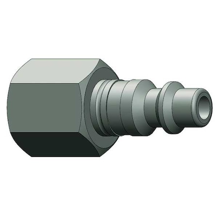 Female to indust. Plug,(F)NPT,1/2,Steel