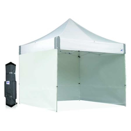 ES100s Shelter,10x10 Ft.,White Frame,Whi