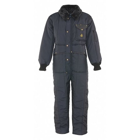 0344 Coverall Minus 50 Suit Navy 2Xl, Nylon, 400 den Fabric Weight, 31 1/2 in Inseam, Navy, 2XL