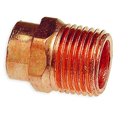 1-1/2" NOM C x 1-1/4" MNPT Copper Reducing Adapter